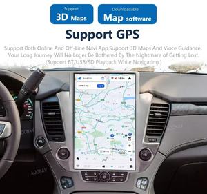 Autoradio 14.4 pouces Android 13 pour GMC Yukon Chevrolet Tahoe <span class=keywords><strong>Suburban</strong></span> 2014-2021 lecteur multimédia stéréo GPS Navigation Qualcomm - Product Image 4