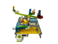 Kit electrónico Diy de Robot Ev3 de alta tecnología, robótica de enclavamiento programable, bloques de construcción educativos, juego de ladrillos, modelo de juguete 45544