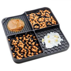 Hot-selling Practical wholesale custom all-in-one non-slip food <b>mat</b> water slow feeder floor <b>mat</b> <b>pet</b> licking <b>mat</b> - Product Image 5