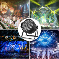 Promotion : Projecteur LED PAR 54x3W RGB 3-en-1 avec contrôle DMX 512 pour DJ, discothèques, bars, scènes et événements