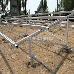 Kit de montage au sol pour structure de panneau solaire, cadre de support de module photovoltaïque, cadre de montage en aluminium par <span class=keywords><strong>installation</strong></span> au sol - Product Image 2