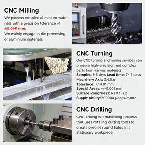 Servicio de Mecanizado de Prototipos Rápidos de Precisión, Piezas Metálicas Personalizadas, Torneado, Corte y Fresado de Aluminio, Piezas CNC - Product Image 5