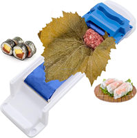 Machine à rouler les lumpias, outil à rouler les légumes et la viande, machine à rouler les rouleaux d'œufs multifonctionnelle en plastique, machine à faire des sushis