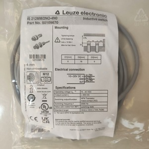 Interruptor Inductivo Electrónico Leuze IS 212MM/2NO-4N0 4mm M12 No Empotrable para Control Industrial y Automatización - Product Image 1