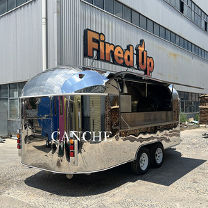 Remorque à pizza Coffee Van Street Remorque pour aliments commerciaux Camions de nourriture pour barbecue Snack-food mobile à vendre USA Europe - Product Image 5