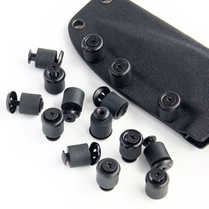 Chữ Thập Đen Đầu Phẳng Dài Bài Chicago Vít W/Kim Loại Chìm Kết Thúc Máy Giặt Cao Su Dày Máy Giặt Cho DIY Scabbard Holster - Product Image 2