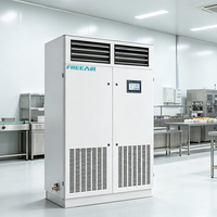 Climatiseur de précision 30 kW (refroidissement) / 18 kW (chauffage) avec chauffage intégré, déshumidification et humidification, contrôlé par PLC pour usine