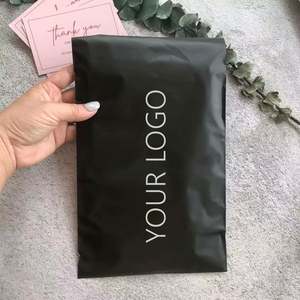 Bolsas de Envío Personalizables con Logotipo Exclusivo/Bolsas de Embalaje Personalizadas, Bolsas de Envío Combinadas Negras Mate de Lujo Ecológicas. - Product Image 1