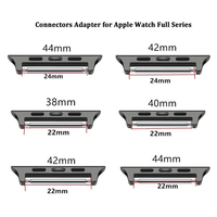 Schnellverschluss-Adapter-Verbinder Schnalle Uhrenarmband für Apple IWatch Armbandverbinder Bänder-Adapter