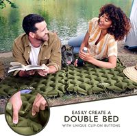 Tapis de camping matelas de couchage matelas pneumatique imperméable ultraléger gonflable léger avec pompe à pied intégrée