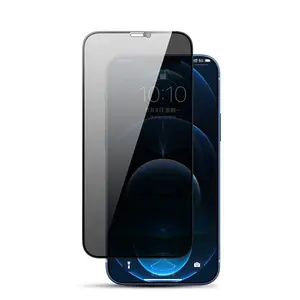 هاتف محمول عالي الدقة 14 طقم تركيب من الزجاج المقسى لهاتف أيفون 13 15 برو ماكس زجاج خصوصية