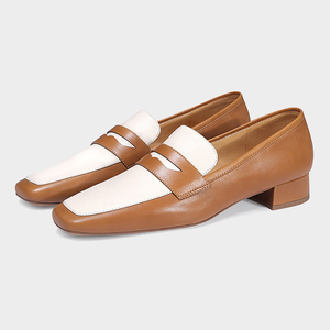 Mocasines de piel auténtica a juego para mujer, zapatos antideslizantes, cómodos, de calidad superior, de piel de oveja - Product Image 2