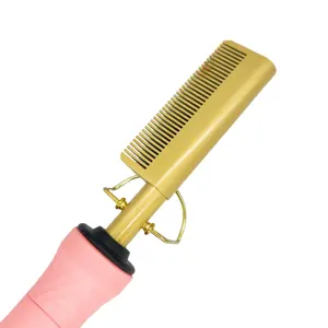 Portatile 500 ° Pettine Elettrico Multifunzione con Display LCD per Lisciare e Arricciare i Capelli, Logo Personalizzabile, Pettine Riscaldato - Product Image 5