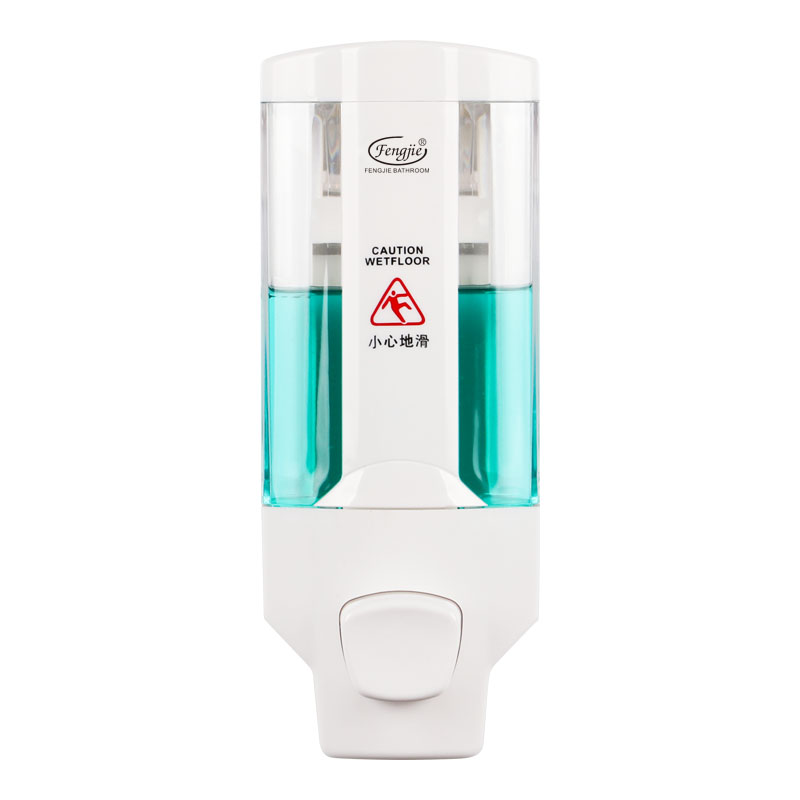 Dispenser di sapone liquido da bagno per Hotel a parete manuale da 300ML