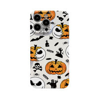 Coque de téléphone antichoc Halloween PC pour iPhone 11-17 Pro Max Series