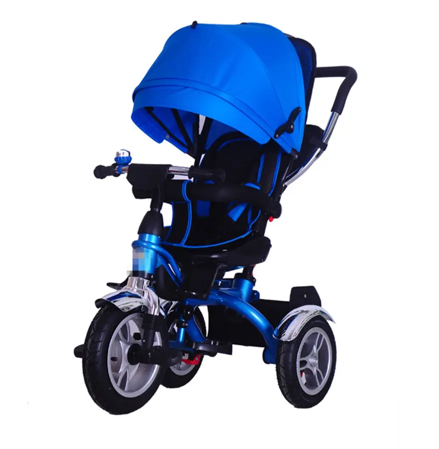 저렴한 가격 어린이 trike 최고의 아기 세발 자전거 블루 컬러 3 1 어린이 trike 우산 4 세 소년