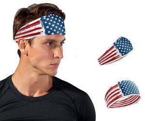 عصابة رأس رياضية لمشجعي كرة القدم 2026 بالجملة، مصنوعة من البوليستر، تصميم علم كندا، عصابة رأس ماصة للعرق - Product Image 4