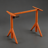 PRORIALS Cadre de bureau électrique réglable en hauteur, économique, durable, en métal, autoportant, ergonomique, à moteur unique