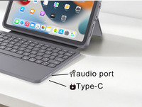 [Prêt pour la PPWR] Étui clavier USB-C filaire robuste sans batterie pour iPad 10e/11e génération, touches anti-effraction et étanchéité IPX4 pour les appels d'offres scolaires