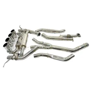 CSZ Exhaust Single Midpipe Catback For BMW G80 G82 M3 M4 S58 3.0T Ss304 Valved Muffler Valvetronic Exhaust System