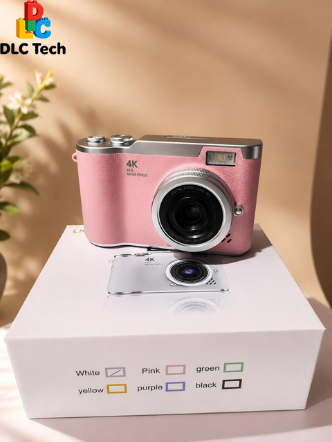 DLC LK007 Multi Scene Retro CCD Camcorder with 2.4 Inch Rotate Screen 4K HD Photo Camera for Gift Wholesale and Personal Use