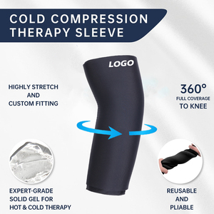 Custom Logo Flexible Cold Wrap Recovery Pain Relief 8mm Gel Ice Arm <strong>Elbow</strong> <strong>Sleeve</strong> - Product Image 2