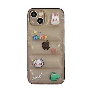 <span class=keywords><strong>Cover</strong></span> <span class=keywords><strong>Trasparente</strong></span> Effetto Piumino per <span class=keywords><strong>iPhone</strong></span> <span class=keywords><strong>11</strong></span> 12 13 Pro Max X XR XS 7 8 Plus, Custodia Morbida in TPU <span class=keywords><strong>Silicone</strong></span> Antiurto - Product Image 5