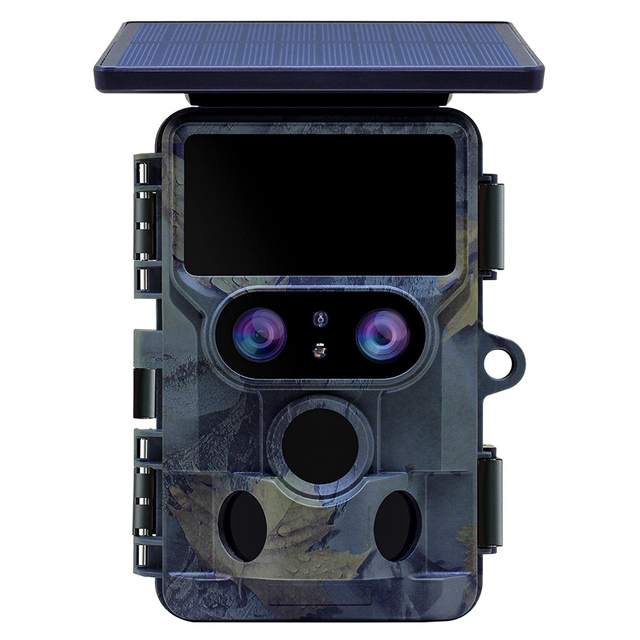 New 4K 60MP Hunting Camera 100meters Wifi Wireless IP66 Waterproof Wildlife Trail Camera With Solar Panel