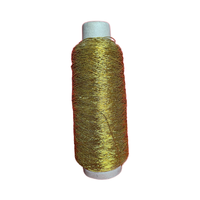 Fil élastique 100% polyester haute ténacité fil gazé pour la couture motif teint pour le tricot