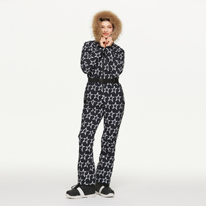 Combinaison de <span class=keywords><strong>ski</strong></span> pour femme, style nouveau, hiver, à capuche, coupe ajustée, coupe-vent, imperméable, chaude, une pièce, vêtements de <span class=keywords><strong>ski</strong></span> pour adultes - Product Image 2