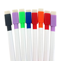 Personnalisé muti-couleur Offre Spéciale clip conseil effaçable à sec presse-papiers marqueur recharge d'encre pour tableau blanc marqueurs avec impression