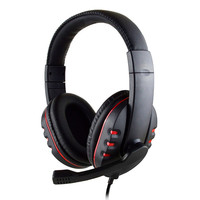 3.5Mm Gaming Headset Kebisingan Membatalkan Fungsi Mute dengan MIC untuk Laptop
