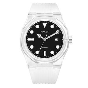 Vente en gros personnalisé hommes montre-bracelet personnalisation étanche de haute qualité en plastique transparent de luxe montre-bracelet à quartz pour hommes - Product Image 4