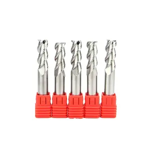 BFL 3 Flutes 45 degree End Mill Bit For Aluminum 0.5 mm carbide end mill hrc50 cnc end mill precision face milling cutter wood