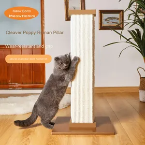 Moderne Grote Kat Speelgoed Frame Populaire Dikke Sisal Katten Klimkolom Niet-Shedding Krabboard Scratcher Hout Carton - Product Image 5