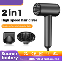 Modèle 2026 Sèche-cheveux et styler rotatif 2-en-1 à air chaud 1500W Revair Reverse Ionic Ceramic avec soin capillaire