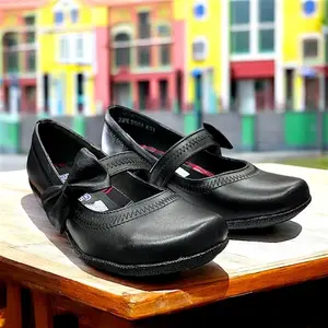 Scarpe Basse in Pelle da Donna Picolina 1601 con Punta Rotonda, Cinturino a T e Fiocco, Comode per Tutte le Stagioni - Product Image 5