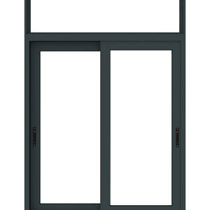 Système de fenêtre coulissante en aluminium Gm94 6063 T5, design européen avec rail en acier inoxydable et haute performance d'étanchéité à l'eau - Product Image 1