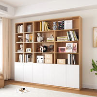 Meuble de classement en bois moderne – Armoires de classement en vrac – Ensemble de mobilier de bureau convertible et extensible pour l'école, l'hôpital et l'hôtel