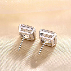 Eleganti orecchini quadrati da donna, stile classico principessa, gioielli per tutti i giorni - Product Image 5