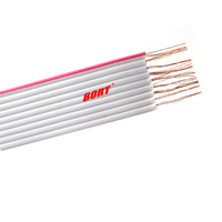 Cable Plano Gris UL2651 de 1.27mm de Paso, 6/8/10/16/20/40 Pines, Cable 28AWG para Conexión IDC FC de 2.54MM