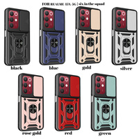 Casing HP Lichicase Desain Unik dengan Bracket yang Dapat Disesuaikan, Pelindung Lengkap untuk Realme 16 C83 P4 Power Note 80
