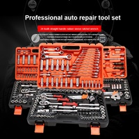 Outils à main professionnels de haute qualité, gamme complète, boîte de 150 pièces, ensemble d'outils de réparation automobile, ensemble de clés à douilles et de clés à cliquet