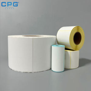 Direct Factory 3x5 4x6 Inch Waterproof Thermal Label <b>Paper</b> Cold Chain Transport Frozen Food Waybill Sticker <b>Roll</b> Pack - Product Image 1