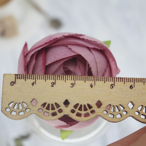 Cabeza de flor de rosa de seda artificial de alta calidad, cabeza de flor decorativa, flor de mano de rosa - Product Image 4