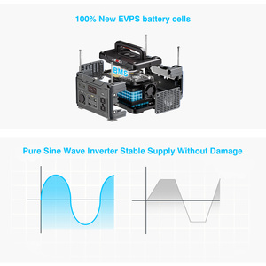 แบตเตอรี่สำรองพกพา Senci 300W 600W สำหรับใช้งานกลางแจ้ง 220V 230V 240V สถานีพลังงานสำรองฉุกเฉินแบบพกพา ความจุขั้นต่ำ 300 Senci Portab - Product Image 4