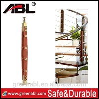 Accessoires de garde-corps en acier inoxydable ABLinox raccords extérieurs en métal rampe d'escalier en fer forgé main courante poteau de clôture en métal