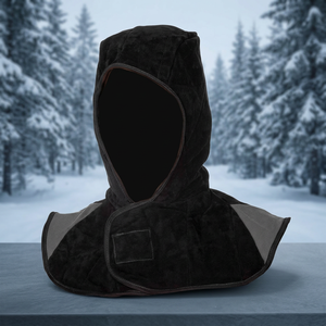 Casque de soudage intégral à assombrissement automatique avec protection du cou, isolation thermique, pour usage en construction, noir - Product Image 3