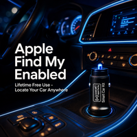Mini traceur GPS intelligent avec positionnement AGPS, charge double port 2G, en alliage d'aluminium pour appareils iOS, suivi GPS
