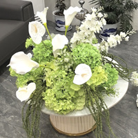 Boule de fleurs artificielles personnalisée en couleur rose pour centre de table de mariage, décoration de fête de mariage